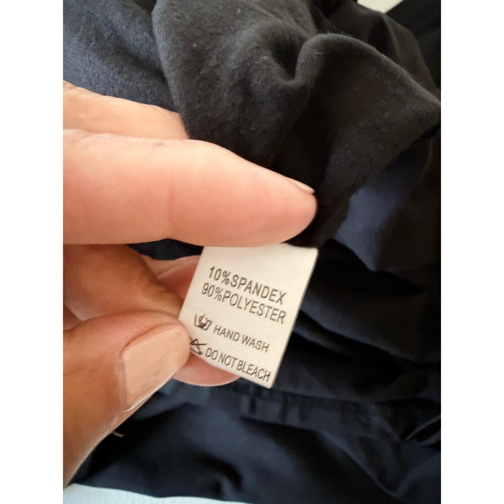 3 for $9 Black Evening Dress EUC long Back zipper M-L - Picture 5 of 6